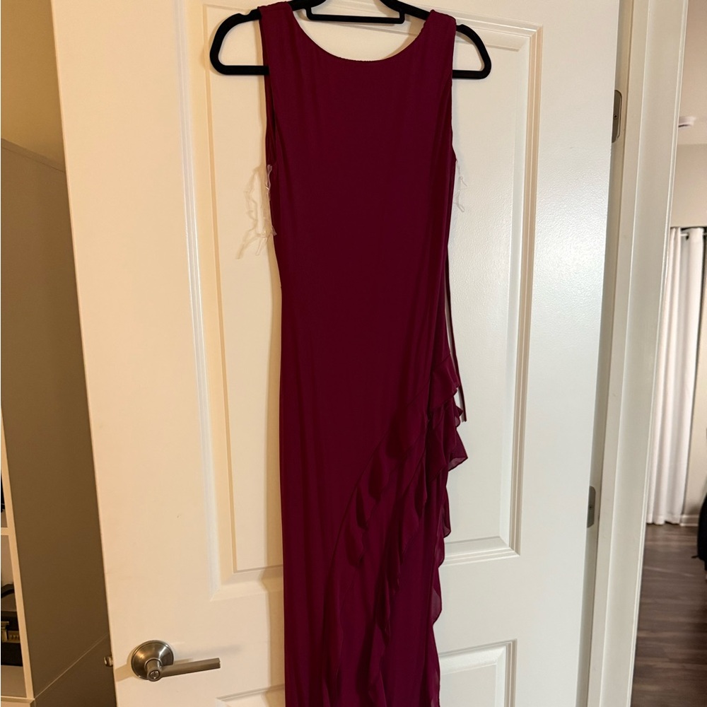 Peppermayo Raspberry Wine Maxi Dress